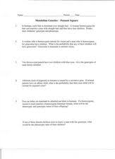 Complete non mendelian genetics practice worksheet answer key online with us legal forms. Mendelian Genetics Problems Lesson Plans Worksheets