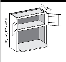 wall microwave built in or shelf