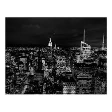Dear twitpic community thank you for all the wonderful photos you have taken over the years. New York City Night Skyline Postcard Zazzle Com Black Wallpaper Dark Wallpaper Black Aesthetic Wallpaper