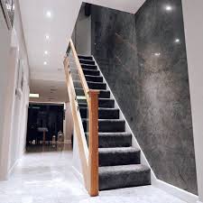 Polished Plaster Stair Walls