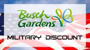 busch gardens theme parks military