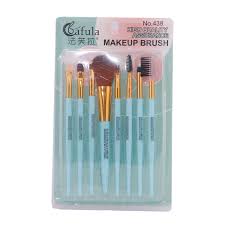 multicolor makeup brush set