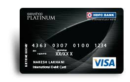 Hdfc bank cardholder can get interest free credit period of up to 50 days, however, it is subject to change according the scheme and card. Easyshop Platinum Debit Card Ultimate Cash Back Card On Shopping Hdfc Bank