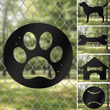 fence art for dog park pet waste