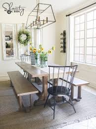 diy farmhouse dining bench plans and