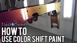 how to spray color shift paint
