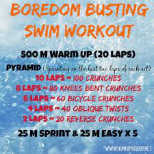 boredom busting swim workout hungry hobby