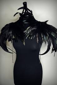crow wings feather shrug candy
