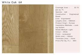 eurotex white oak engineered wood
