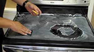 clean a glass top stove cooktop
