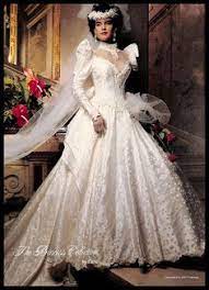 White wedding dresses may be the norm across western societies today, but this tradition is still relatively new. 19 80 S Wedding Ideas Wedding Gowns Vintage Wedding Dresses Vintage Bridal Gowns