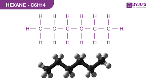 Hexane C6h14 Structure Molecular
