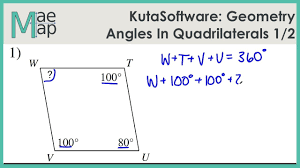 You can listen to the podcast while you are commuting, exercising or relaxing. Kutasoftware Geometry Angles In Quadrilaterals Part 1 Youtube