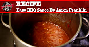easy bbq sauce recipe with aaron franklin fb