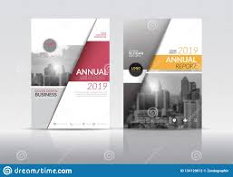 Annual Report Cover Brochure Flyer Design Template Stock