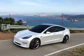 Tesla has also put out a clean white interior to match. Tesla Model 3 35k Electric Cars Tesla Model Tesla