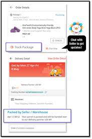 Track your parcel through lex lazada express. How Can I Track My Order