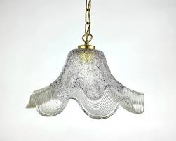 Textured Glass Ceiling Lamp For At