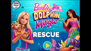 barbie games dolphin magic rescue