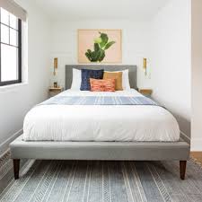 Rooms in gray shades set up a philosophical mood, can achieve harmony with yourself and your thoughts. 75 Beautiful Laminate Floor Bedroom Pictures Ideas June 2021 Houzz