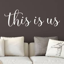 This Is Us Vinyl Wall Decal Family