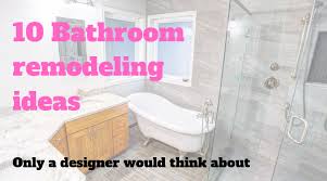 You have a choice of two basic types of pan: 10 Bathroom Remodeling Ideas Only A Designer Would Think About