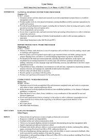 It has everything you need: Word Processor Resume Samples Velvet Jobs