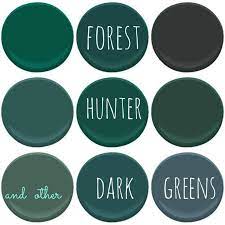 Color Trend Dark Greens Dark Green