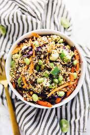 15 minute asian inspired quinoa salad