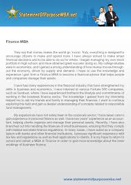 Personal statement for mba finance GradSchools com Writing Mba Statement of Purpose for Project Management   Statement Of  Purpose MBA