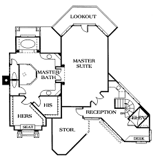Master Suite Floor Plan Mediterranean