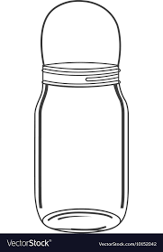 Mason Jar Glass Rustic Can Icon Graphic