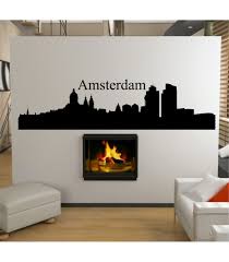 Amsterdam City Skyline Wall Decal