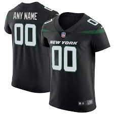 Ny jets throwback jerseys are made by pro line and available in s, m, l, xl, 2x, big and tall 3x (3xl), 4x (4xl), and 5x (5xl). Men S Nike Stealth Black New York Jets Vapor Untouchable Elite Custom Jersey