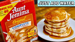 how to make aunt jemima pancakes just