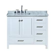 42 inch bathroom vanity lowes sale, guide to your door. 42 Inch Bathroom Vanity With Sink On Left Side Artcomcrea