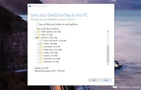 How To Select Which Onedrive Folders To Sync In Windows 10