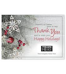 Country Charm Holiday Greeting Thank You Logo Cards