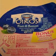 calories in dannon oikos fruit on the