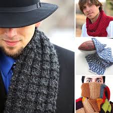 Free and complete knitting patterns for scarves. 10 Men S Scarf Free Knitting Patterns Blog Nobleknits