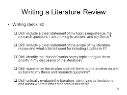 What is a Literature Review   and How Do I Write One      ppt    