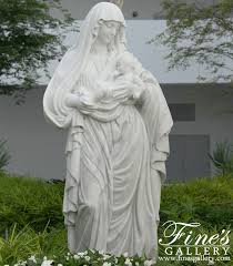 Marble Statues Mary Our Good Mother