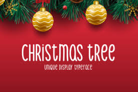 Christmas Tree Font By Seemly Fonts Creative Fabrica In 2020 Christmas Fonts Handwritten Christmas Christmas