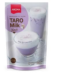 taro boba bubble instant tea powder