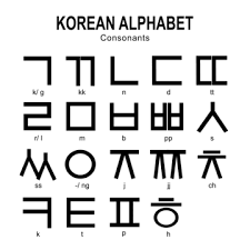 korean alphabet png transpa images