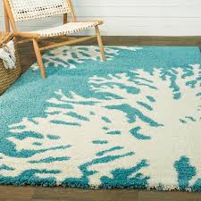 balta sarasota teal 5 ft x 7 ft coastal area rug blue