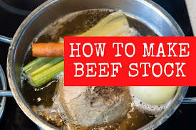 beef stock advice from a butcher