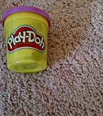 play doh out of carpet