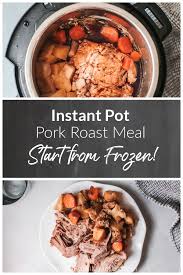instant pot frozen pork roast recipe