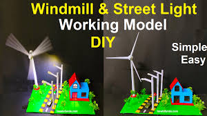 windmill streetlight working model